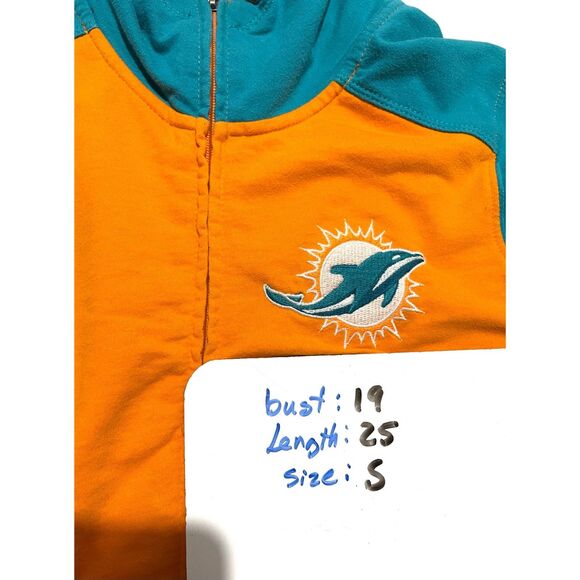 Miami Marlins NFL Team Apparel hooded sweater athleisure sportswear women's S - Picture 7 of 7